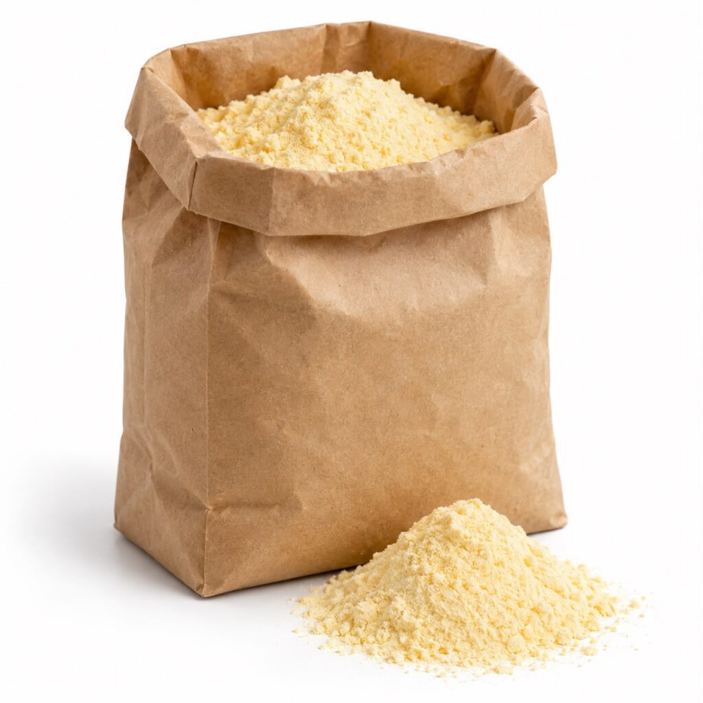 Corn flour product photo